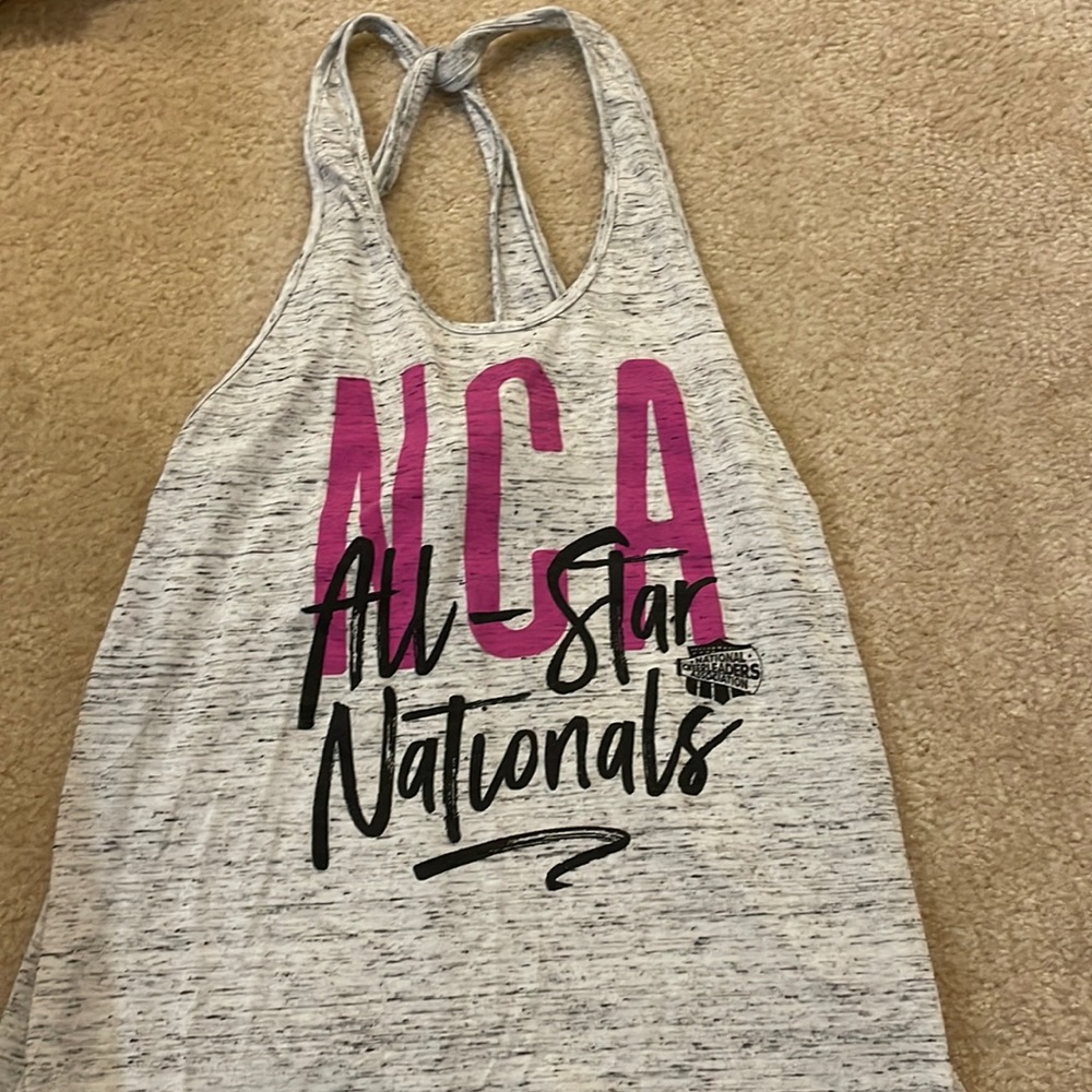 NCA cheerleading championship tank top